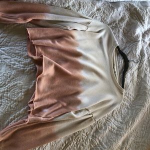 Crop top sweatshirt